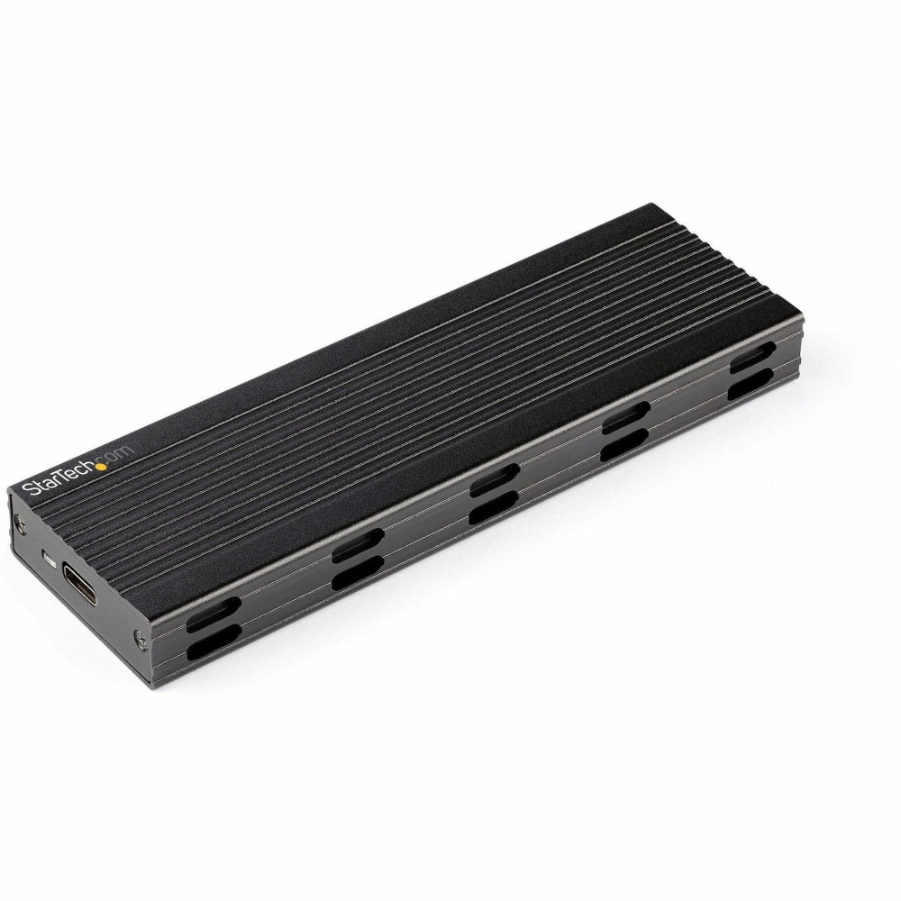 StarTech.com USB-C 10Gbps to M.2 NVMe or M.2 SATA SSD Enclosure, Portable M.2 PCIe/SATA SSD Aluminum Enclosure, USB-C & USB-A Host Cables MPN:SM2E1BMU31C