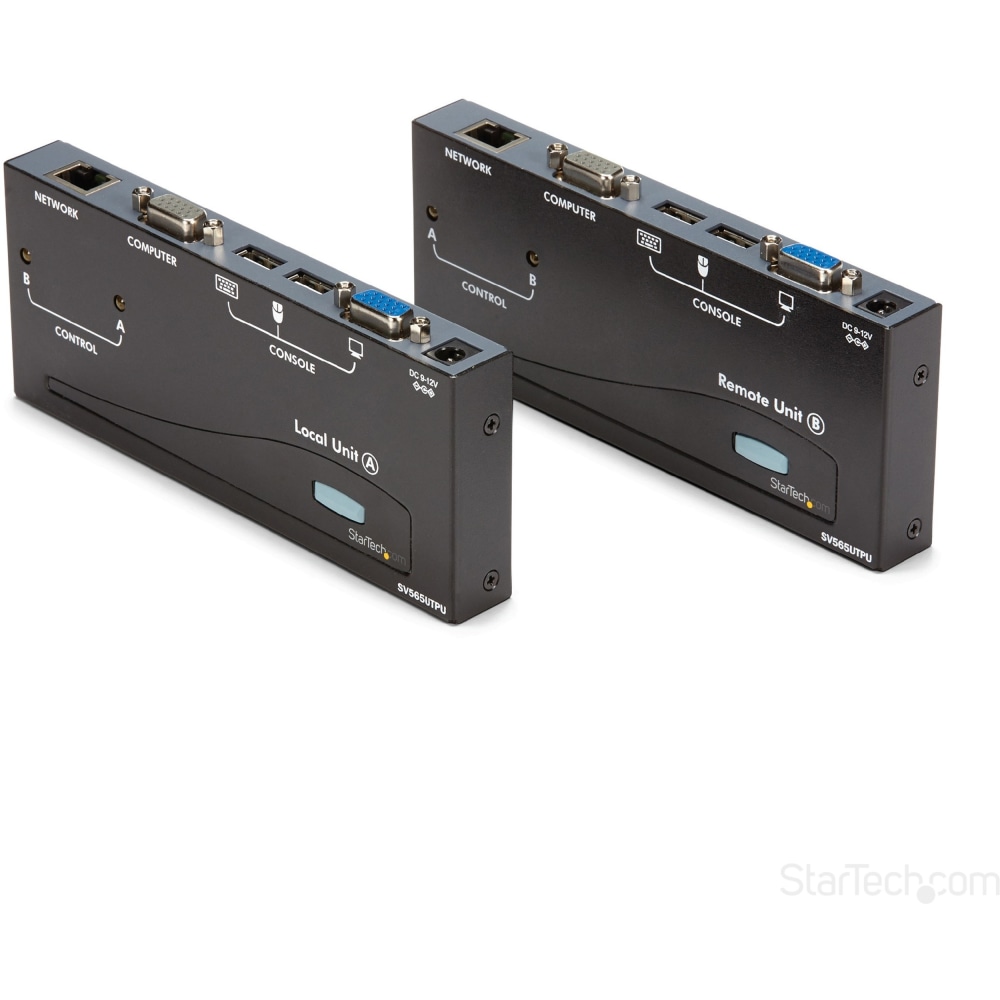 StarTech.com USB VGA KVM Console Extender over CAT5 UTP (500 ft) - Operate a USB & VGA KVM or PC up to 500ft away as if it were right in front of you MPN:SV565UTPU