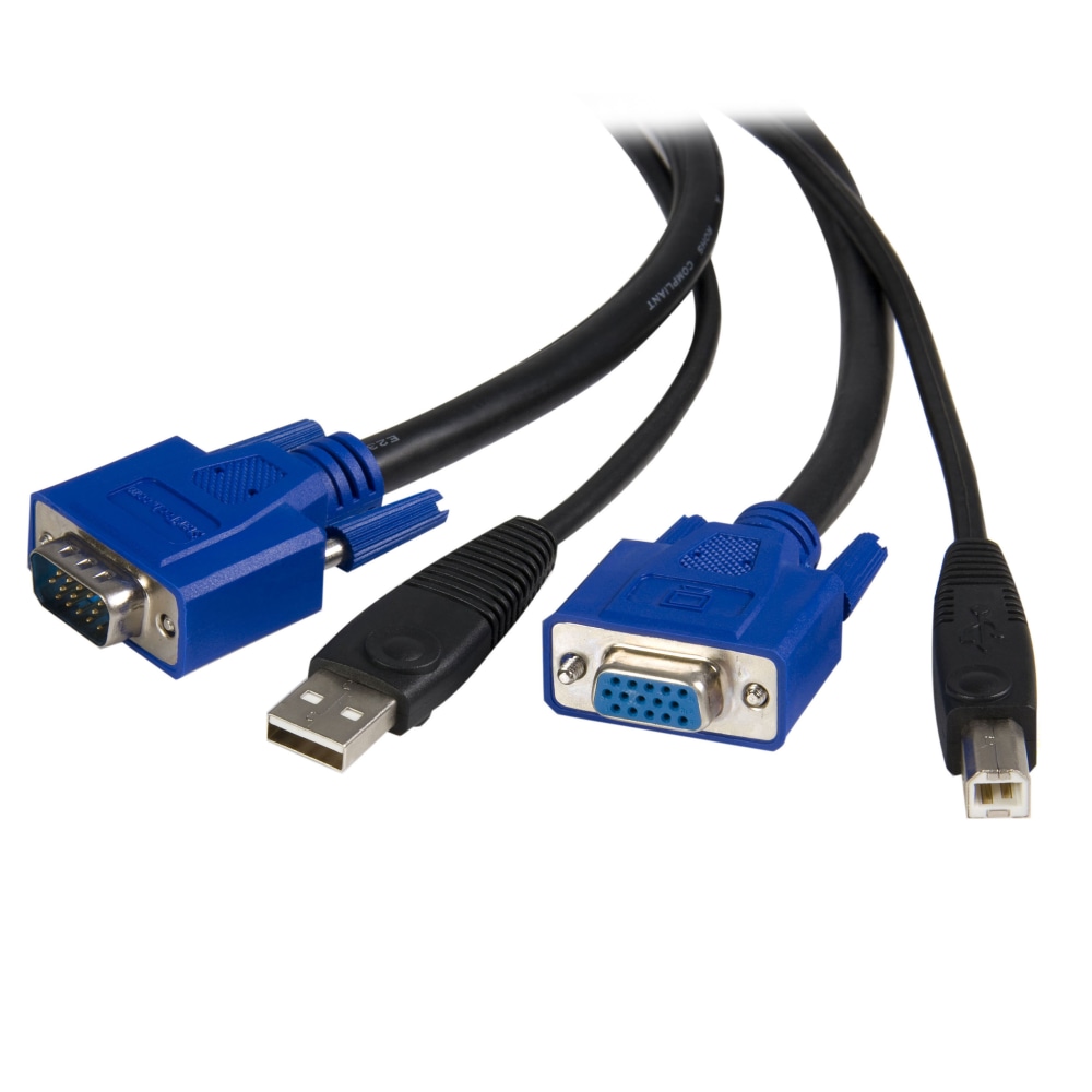Startech.Com 6Ft USB & Vga 2-In-1 Kvm, SvUSB2N16 MPN:SVUSB2N1_6