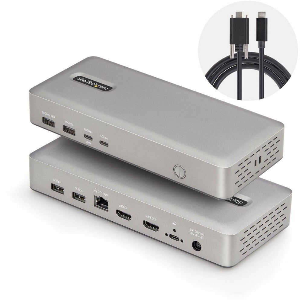StarTech Dual-Monitor USB4 Docking Station, Dual 4K 120Hz or Single 8K 60Hz HDMI, 100W Laptop Charging, 2.5GbE, 155NAUSB4DOCK MPN:155NA-USB4-DOCK