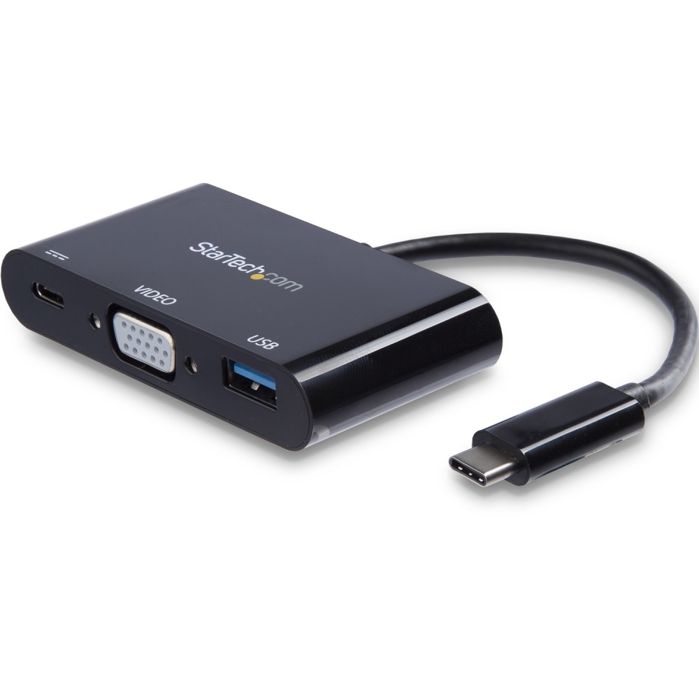 StarTech.com USB-C VGA Multiport Adapter - USB-A Port - with Power Delivery (USB PD) - USB C Adapter Converter - CDP2VGAUACP MPN:CDP2VGAUACP