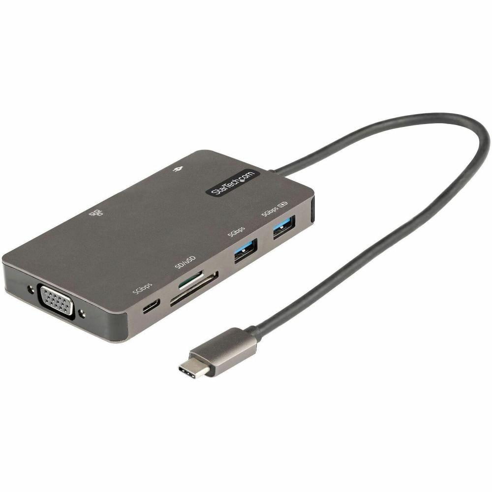 StarTech.com Docking Station - for Notebook/Tablet/Monitor - Yes - SD, microSD - 100 W - USB 3.1 (Gen 1) Type C - DKT30CHVSDPD MPN:DKT30CHVSDPD