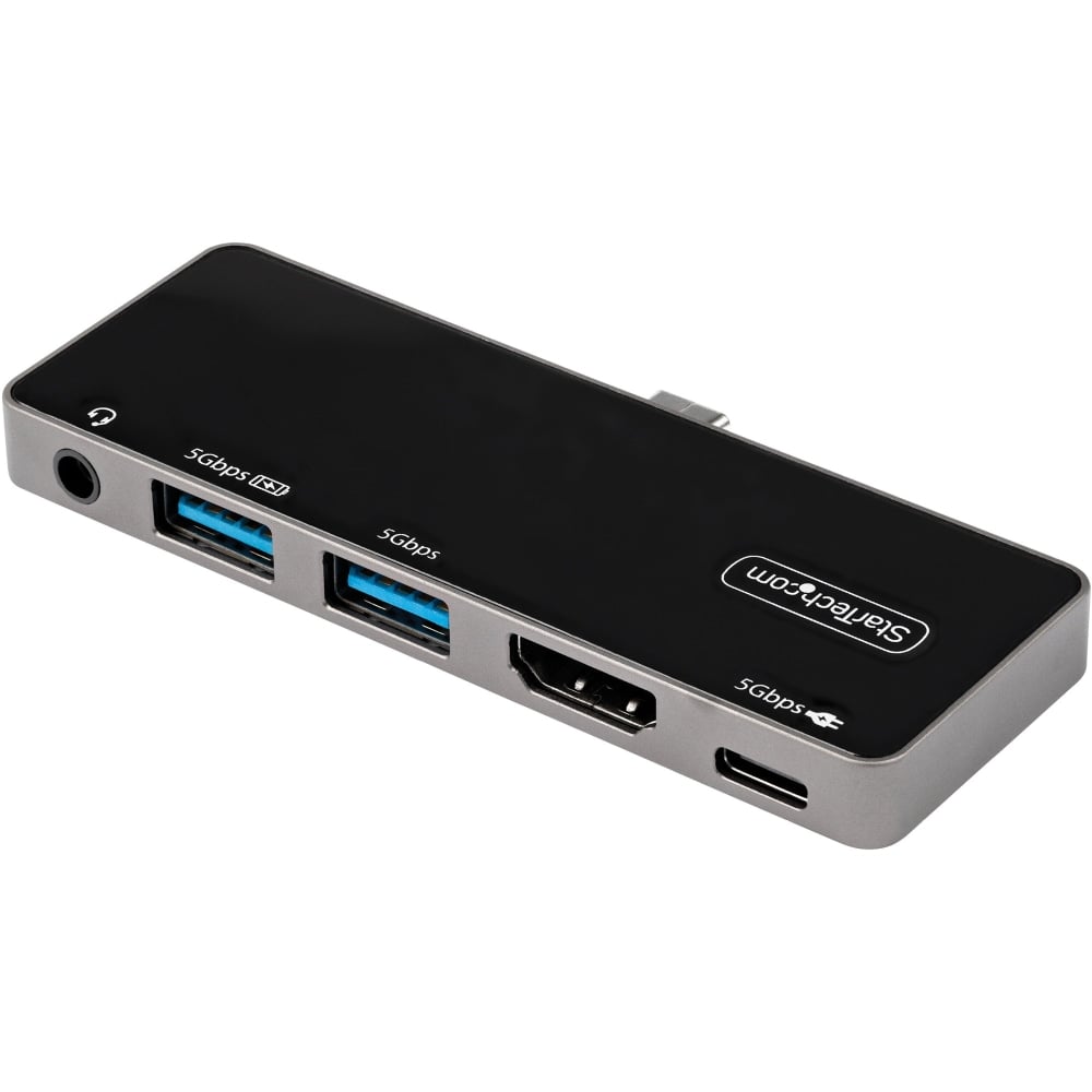 StarTech.com USB C Multiport Adapter, USB C to 4K 60Hz HDMI, 100W PD Pass Through, 3xUSB, Audio, USB C Mini Dock, Portable USB Type C Dock MPN:DKT30ICHPD