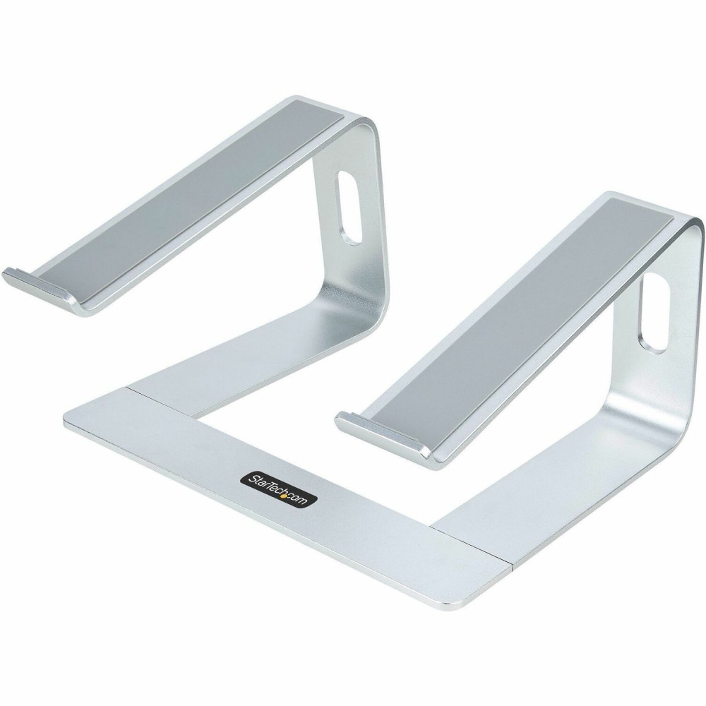 StarTech.com Laptop Stand for Desk, Supports 5kg / 11lb, Aluminum, Silver, Ergonomic Laptop Riser, Portable Laptop Holder for Desk MPN:LAPTOP-STAND-SILVER