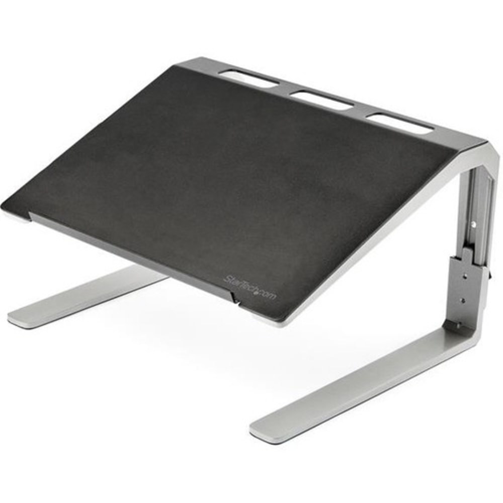 StarTech.com Adjustable Laptop Stand - Heavy Duty Steel & Aluminum - 3 Height Settings - Tilted - Ergonomic Laptop Riser for Desk (LTSTND) MPN:LTSTND