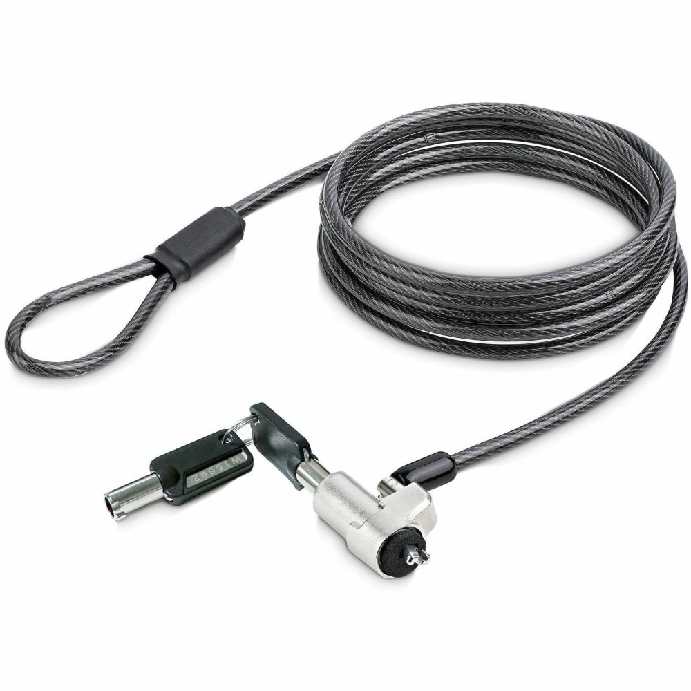 StarTech.com Laptop Cable Lock 6Ft Compatible w/ Noble Wedge, Anti-Theft Keyed Lock, Security Cable Lock, Steel Cable Lock - NBLWKLAPTOPLOCK MPN:NBLWK-LAPTOP-LOCK