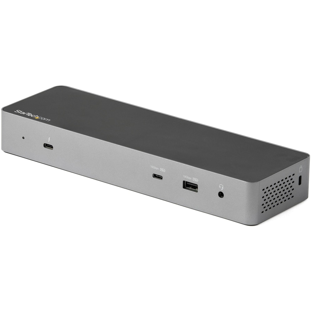 StarTech.com Thunderbolt 3 Dock w/USB-C Host Compatibility - Dual 4K 60Hz DP 1.4 or HDMI TB3/USB-C Docking Station MPN:TB3CDK2DH