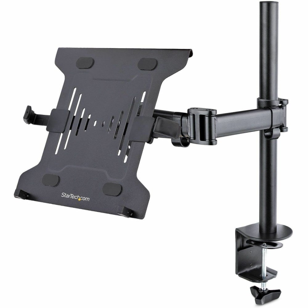 StarTech.com Laptop Desk Mount, Monitor and Laptop Arm Mount, Displays up to 34in (17.6lb/8kg), VESA Laptop Tray Arm, Clamp / Grommet MPN:A-LAPTOP-DESK-MOUNT