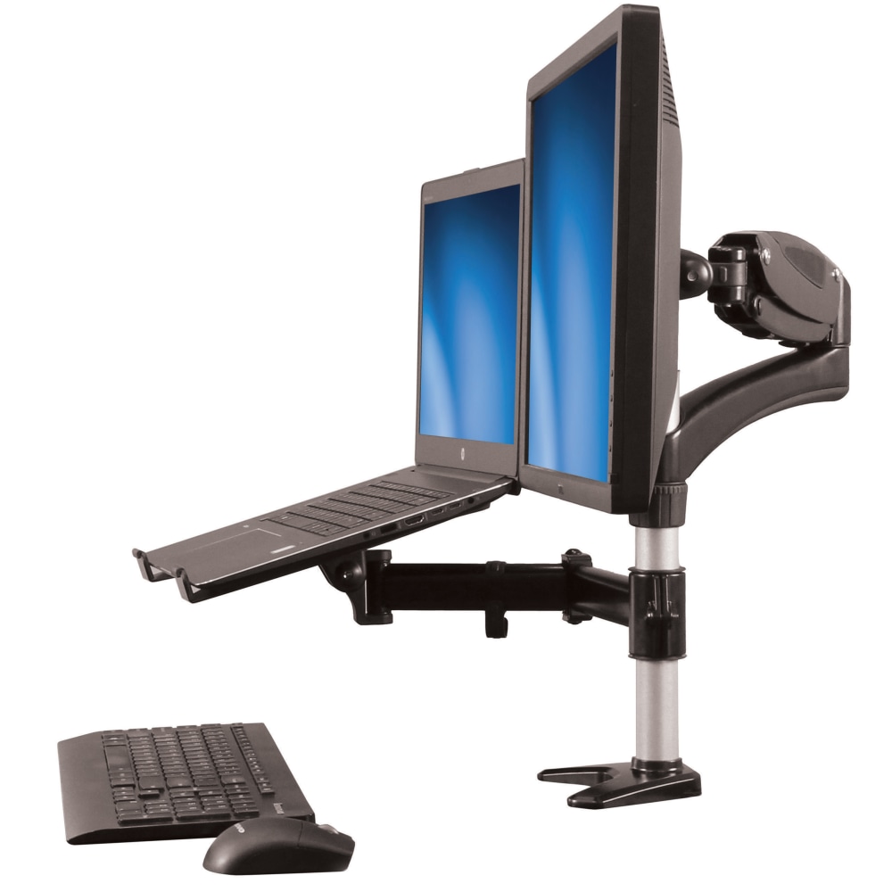 StarTech.com Laptop Monitor Stand - Computer Monitor Stand - Full Motion Articulating - VESA Mount Monitor Desk Mount - ARMUNONB MPN:ARMUNONB