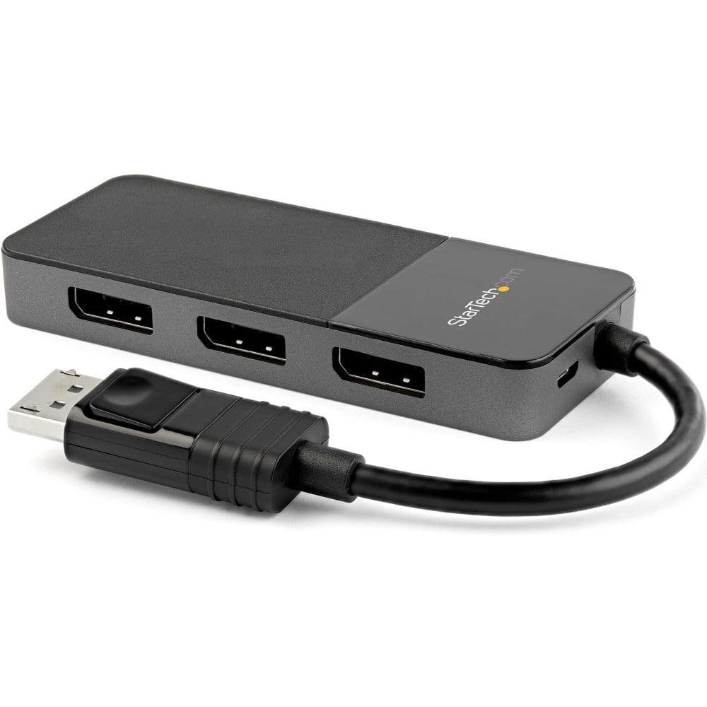 StarTech.com 3 Port DisplayPort MST Hub - 3 x 4K - DP 1.4 Multi Monitor Splitter - Windows - EDID - HDR - DisplayPort to 3 x DisplayPort MPN:MST14DP123DP