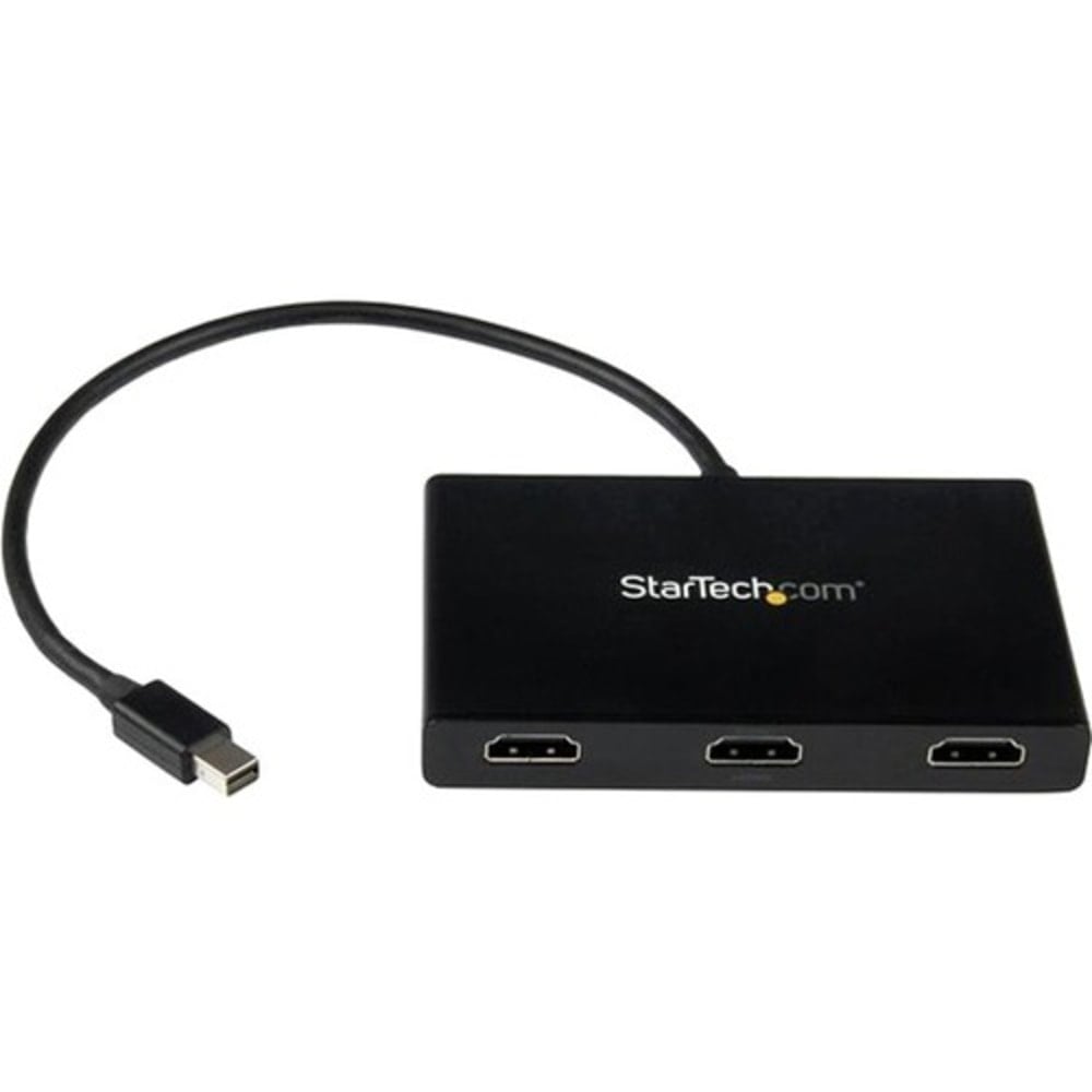 StarTech.com 3-Port Multi Monitor Adapter, Mini DisplayPort to HDMI MST Hub, 3x 1080p, Video Splitter for Extended Desktop Mode, Windows MPN:MSTMDP123HD