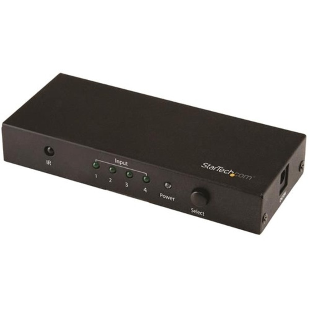 StarTech.com 4 Port HDMI Switch - 4K 60Hz - Supports HDCP - IR - HDMI Selector - HDMI Multiport Video Switcher - HDMI Switcher MPN:VS421HD20