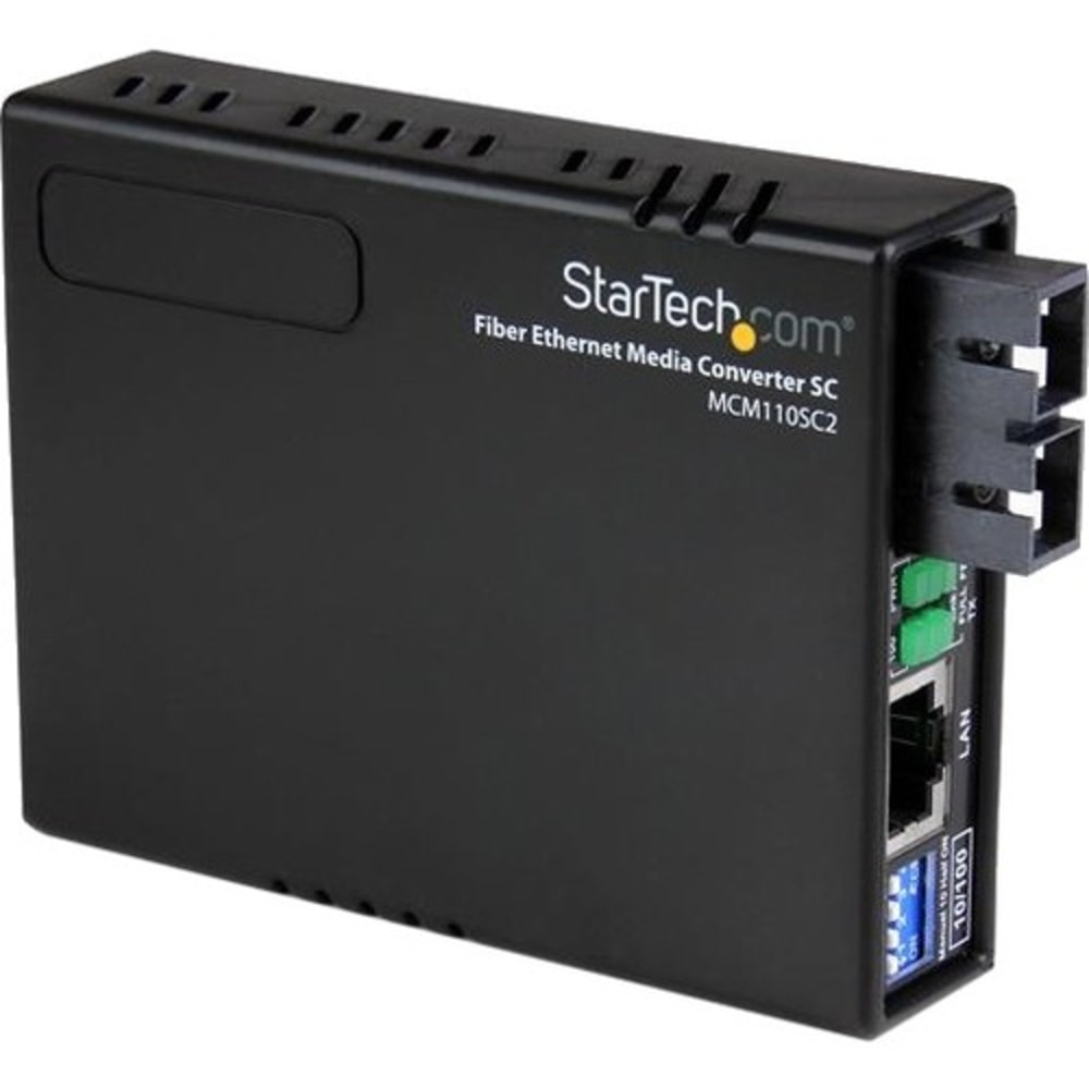 StarTech.com 10/100 Fiber to Ethernet Media Converter Multi Mode SC 2 km MPN:MCM110SC2