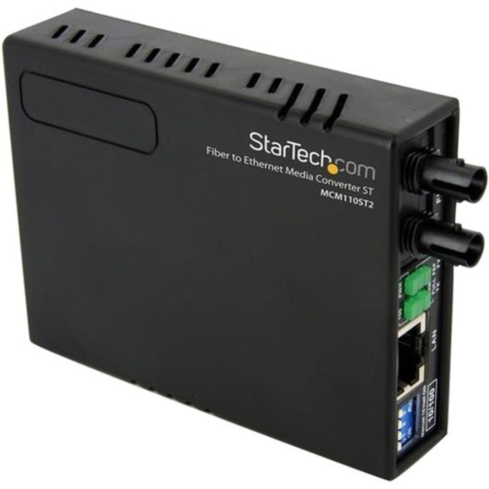 StarTech.com 10/100 Fiber to Ethernet Media Converter Multi Mode ST 2 km MPN:MCM110ST2