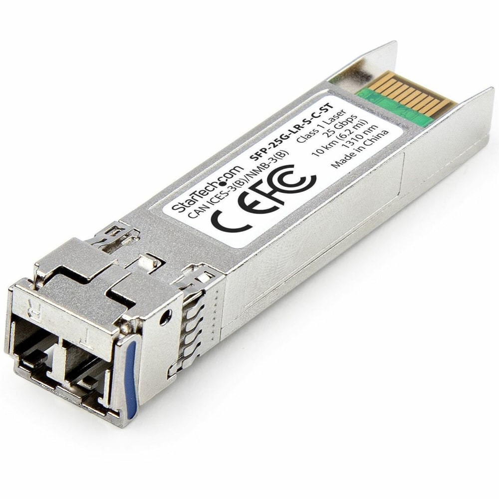 StarTech.com Cisco SFP-25G-LR-S Compatible SFP28 Module, 25Gb Single Mode Fiber (SMF), 25GBASE-LR LC Transceiver, 10km (6.2mi), DDM/DOM MPN:SFP-25G-LR-S-C-ST