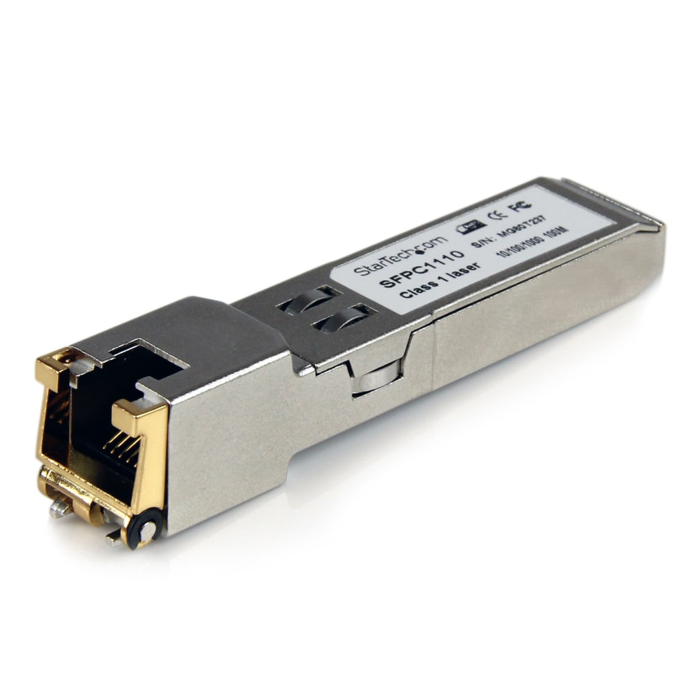 StarTech.com Cisco SFP-GE-T Compatible SFP Module - 1000BASE-T Copper SFP Transceiver - Lifetime Warranty - SFPC1110 MPN:SFPC1110
