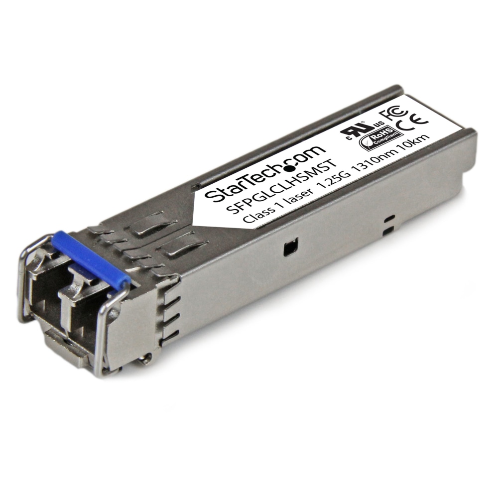 StarTech.com Cisco GLC-LH-SM Compatible SFP Module - 1000BASE-LX/LH - 1GE Gigabit Ethernet SFP Transceiver - SFPGLCLHSMST MPN:SFPGLCLHSMST