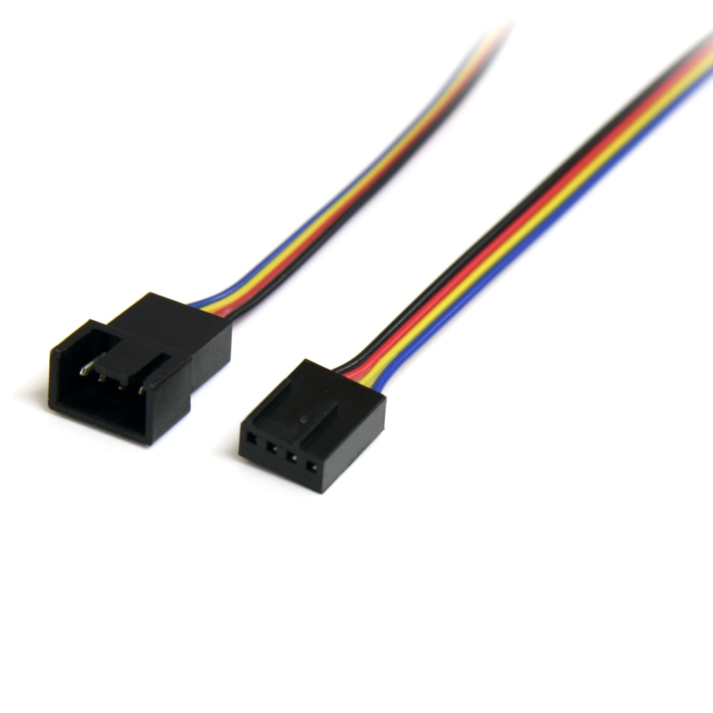 StarTech.com 12in 4 Pin Fan Power Extension Cable - Extend the connection distance of a 4-pin cooling fan by 12 inches - FAN4EXT12 MPN:FAN4EXT12