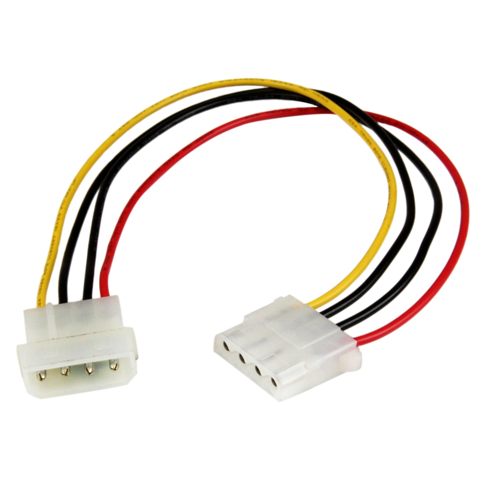 StarTech.com 12in LP4 Power Extension Cable M/F MPN:LP4POWEXT12