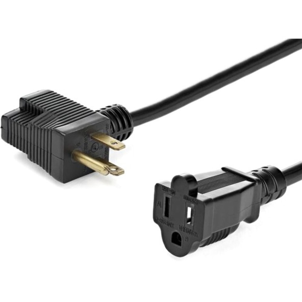 StarTech.com 12inch Outlet Saver Extension Cord - NEMA 5-15P to 2x NEMA 5-15R - 16AWG MPN:PAC102