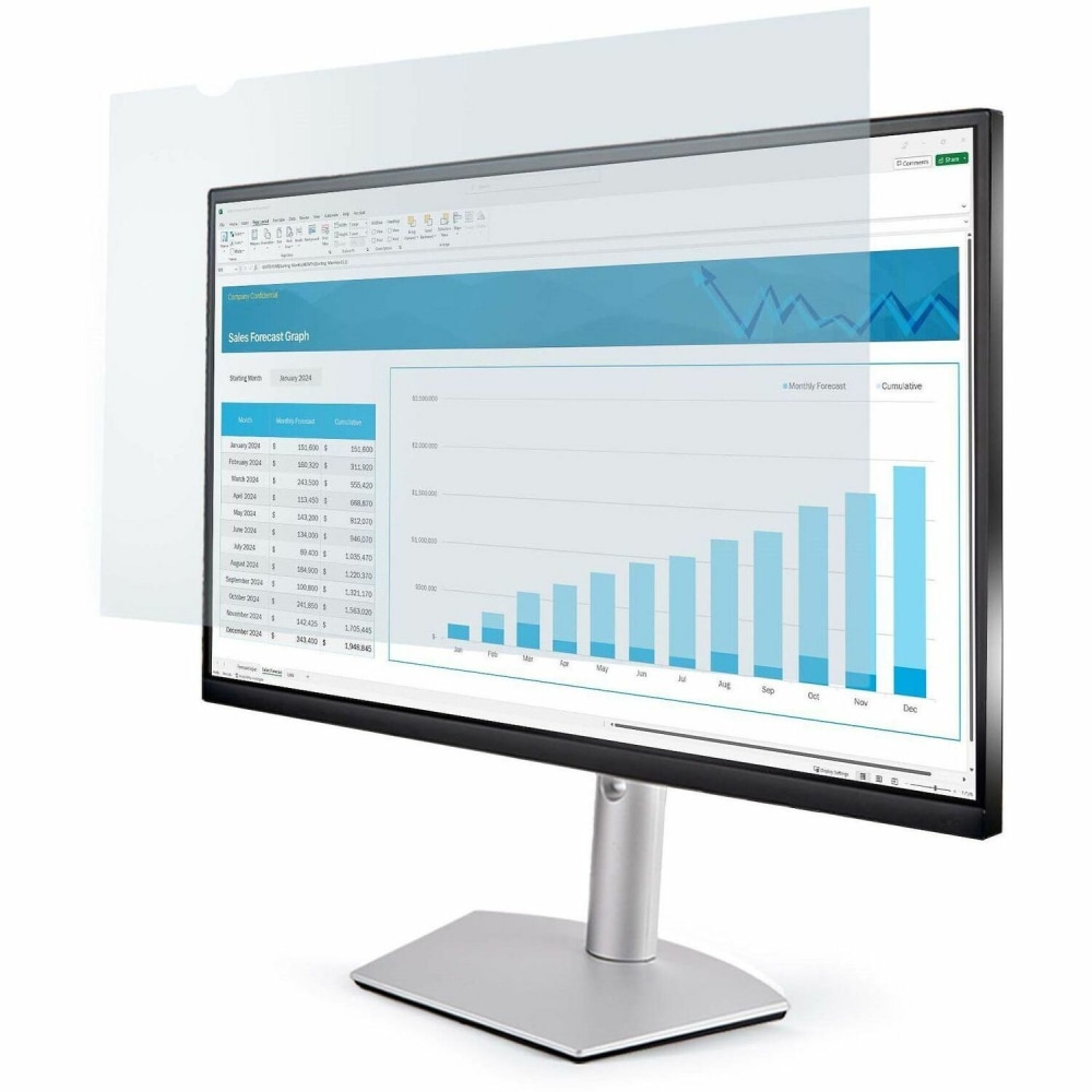 StarTech.com 24-inch 16:10 Anti-Blue Light Filter, BlueLight Screen Filter for 24in Computer Monitor, Reduces Eye Strain, TAA Compliant MPN:2461-ANTI-BLUE-LIGHT