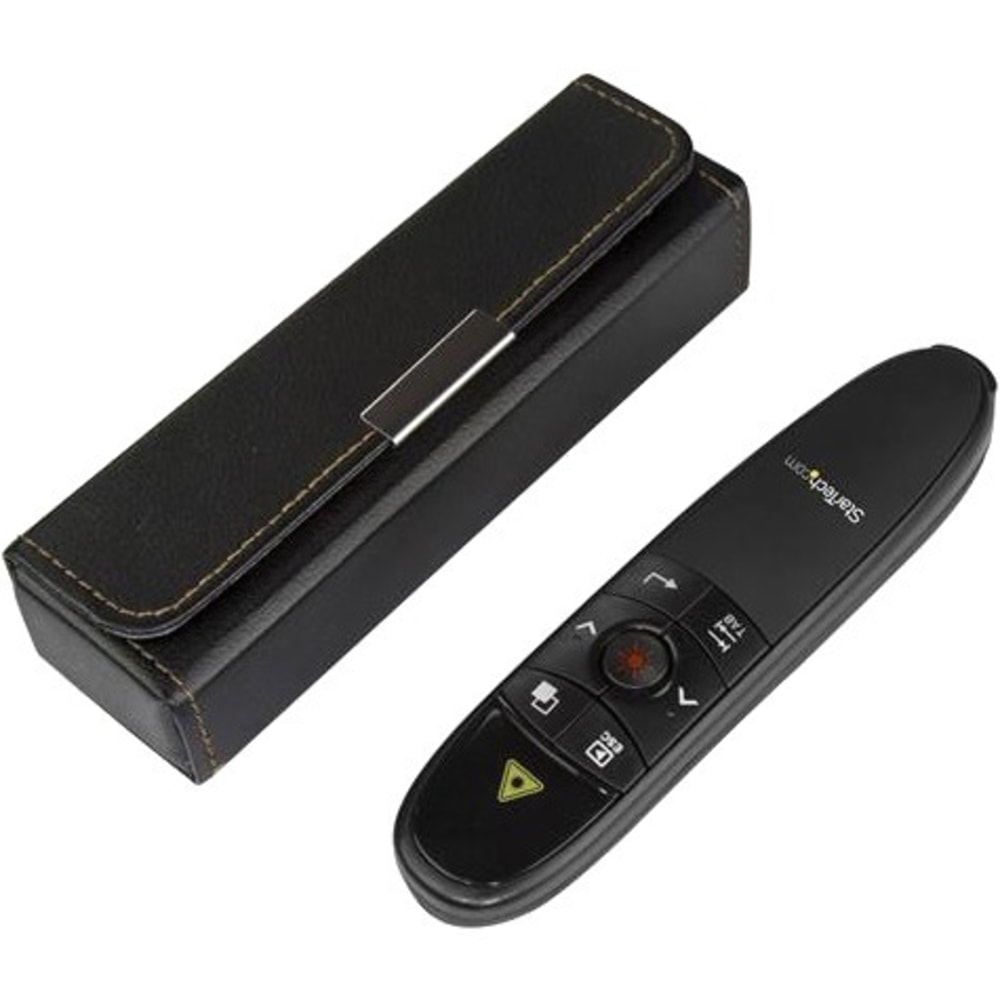 StarTech.com Wireless Presentation Remote with Red Laser Pointer - 90 ft. MPN:PRESREMOTE