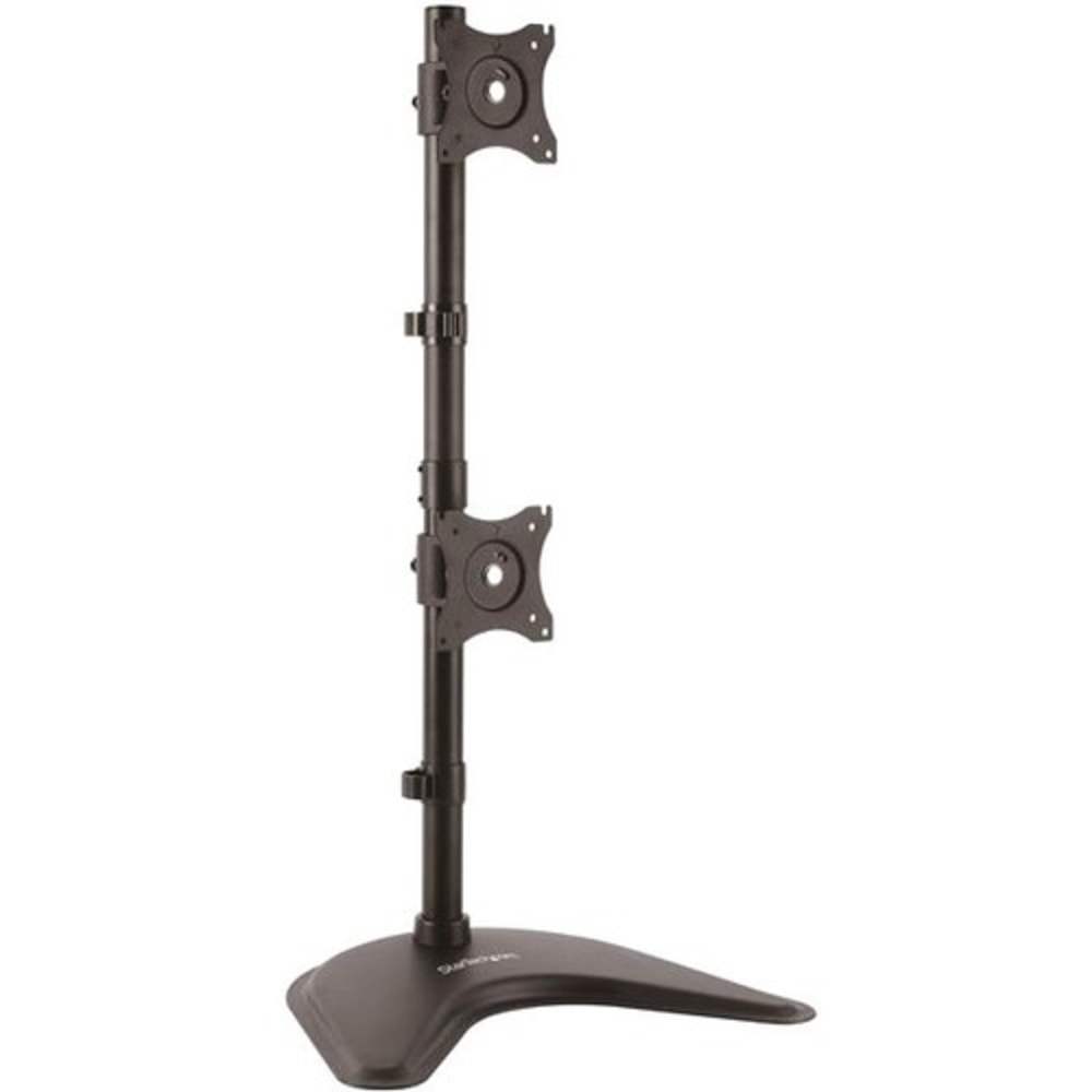 StarTech.com Vertical Dual Monitor Stand - Heavy Duty Steel - Monitors up to 27in - Vesa Monitor - Computer Monitor Stand MPN:ARMBARDUOV