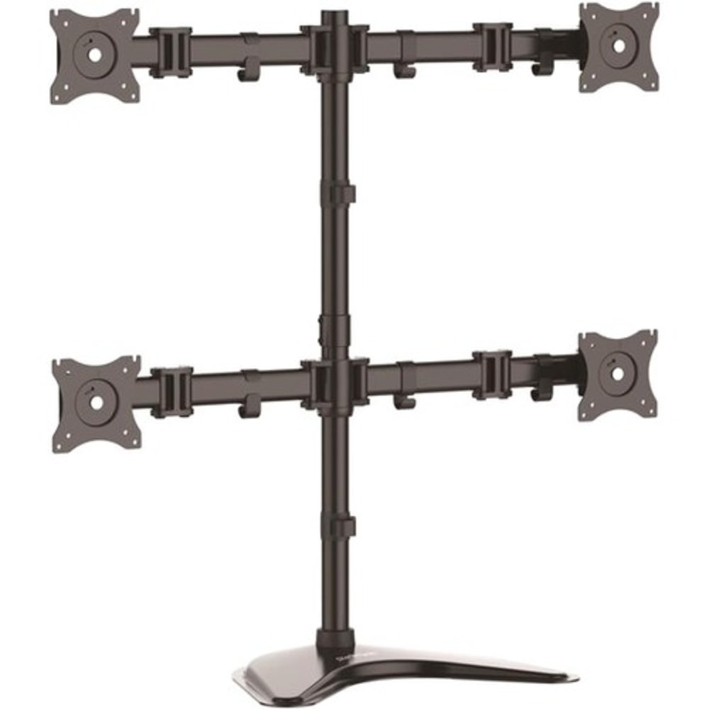 StarTech.com Quad Monitor Stand - Crossbar - Steel - Monitors up to 27in- Vesa Monitor - Computer Monitor Stand - ARMBARQUAD MPN:ARMBARQUAD