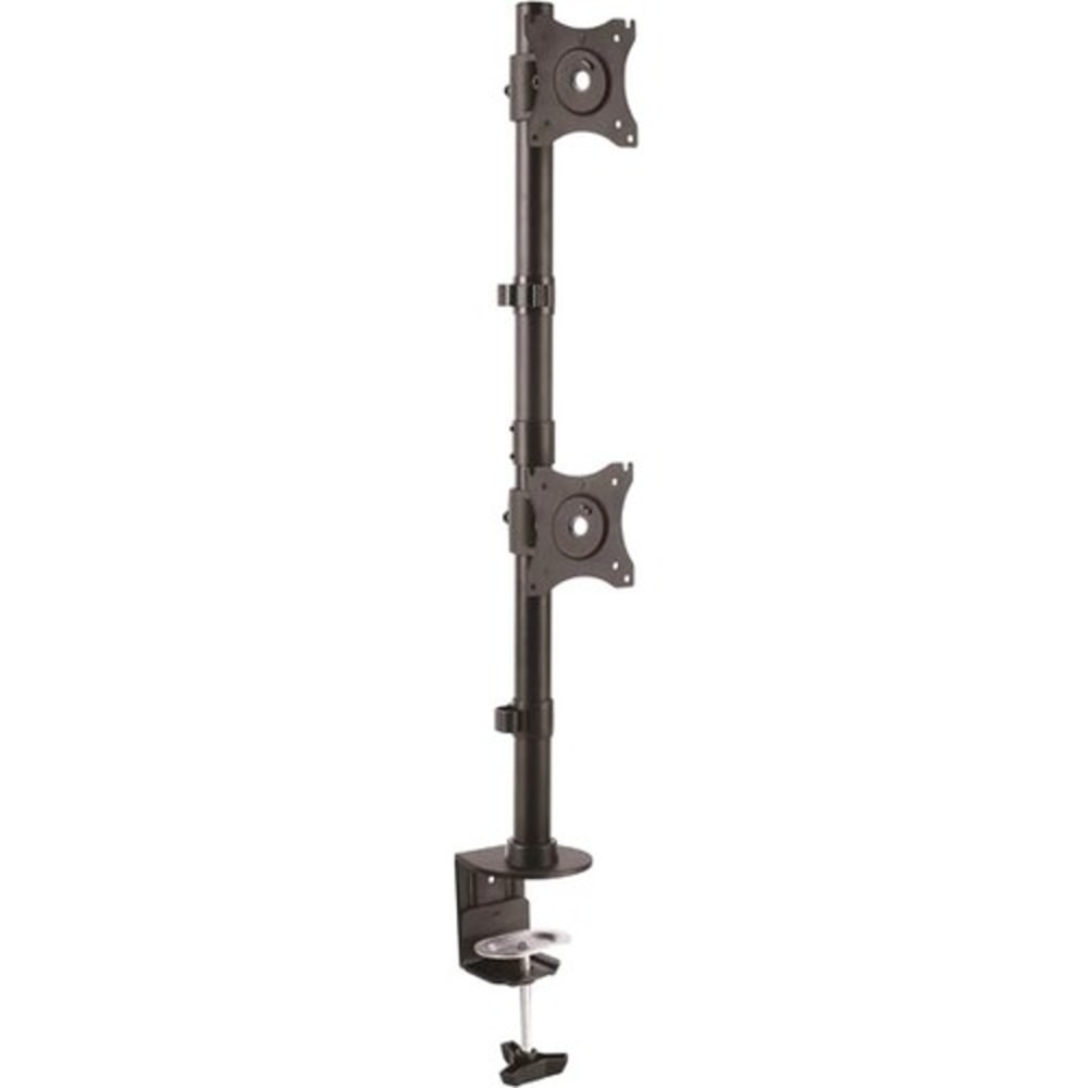 StarTech.com Desk Mount Dual Monitor Mount - Vertical - Steel Dual Monitor Arm - For VESA Mount Monitors up to 27in - Adjustable (ARMDUALV) MPN:ARMDUALV