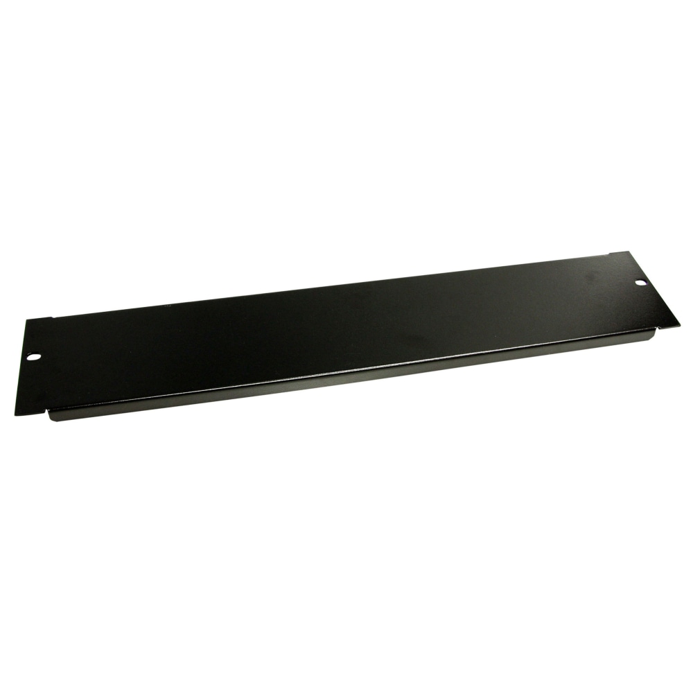 StarTech.com Blanking Panel - 2U - 19in - Steel - Black - Blank Rack Panel - Filler Panel - Rack Mount Panel - Rack Blanks - Improve the organization and appearance of your rack with this planking panel (Min Order Qty 4) MPN:BLANKB2