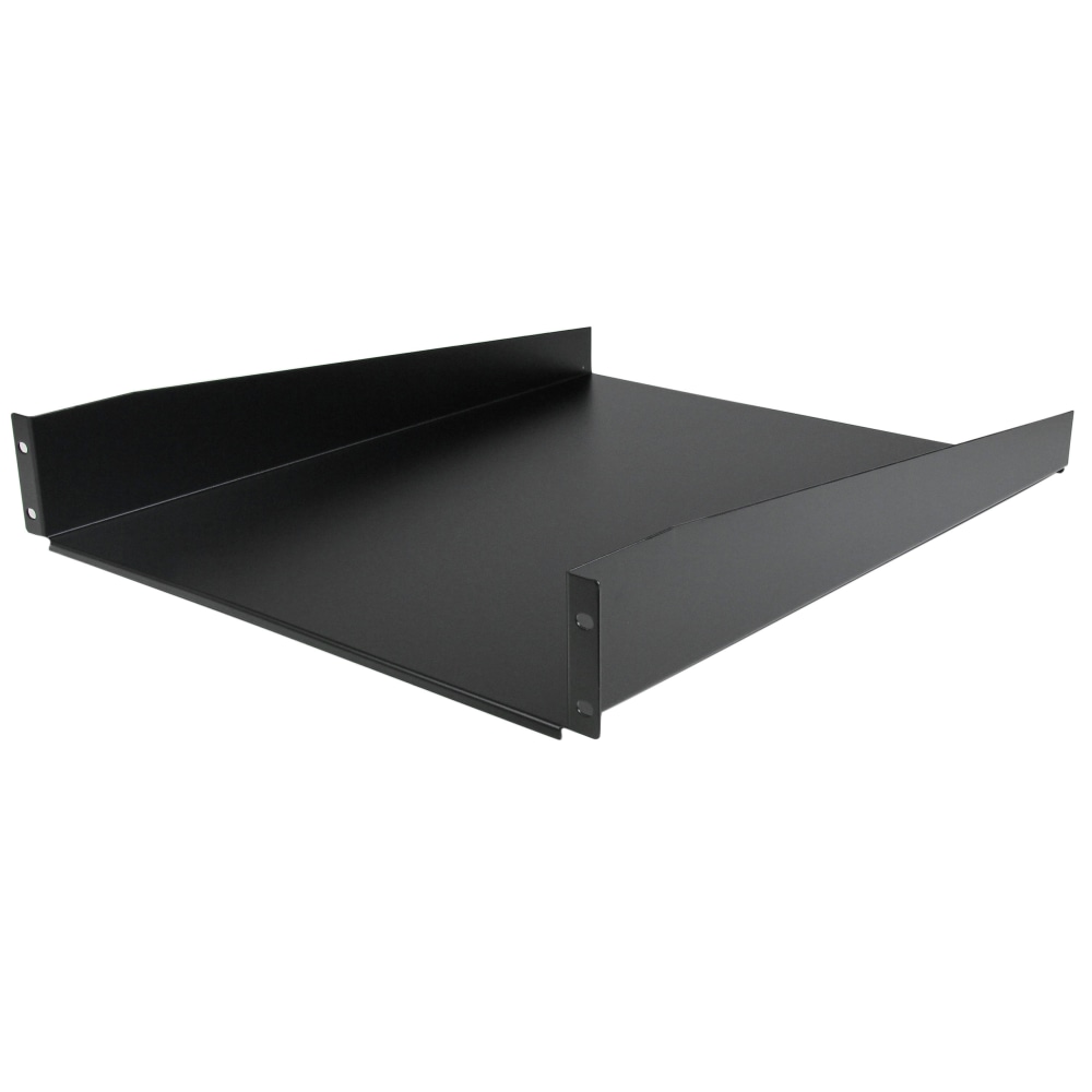 StarTech.com 2U Server Rack Cabinet Shelf - Fixed 22in Deep Cantilever Rackmount Tray - CABSHELF22 MPN:CABSHELF22