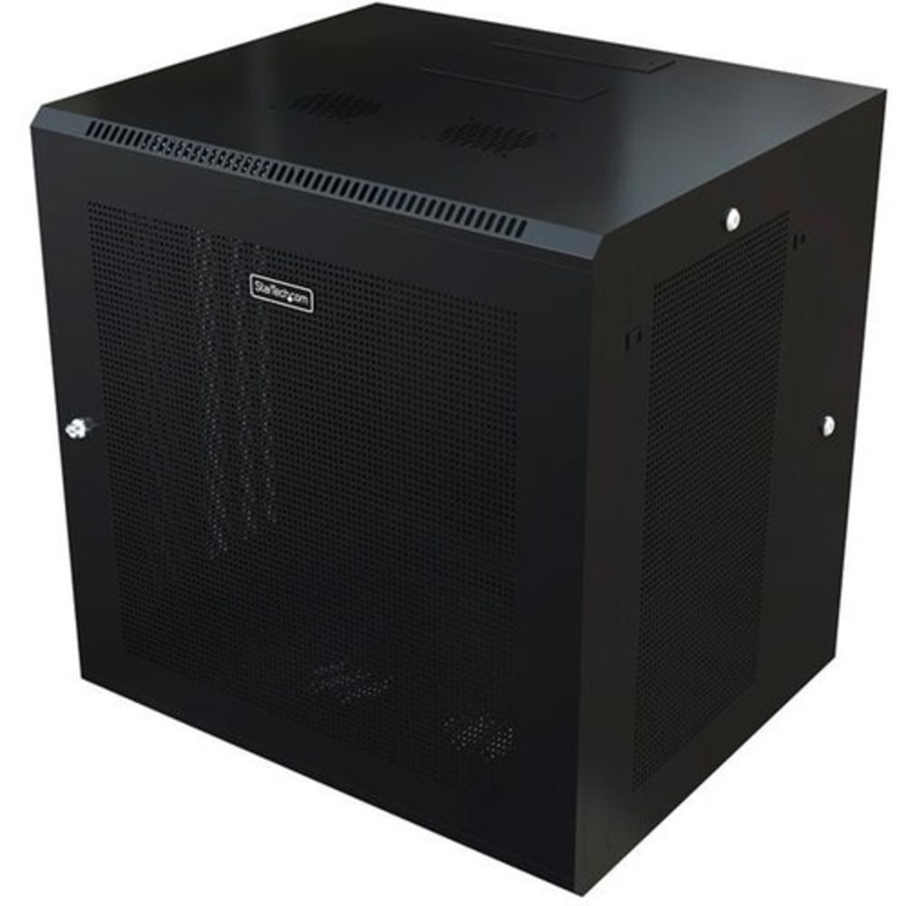 StarTech.com Wallmount Server Rack Cabinet - Hinged Enclosure - 12U - Wallmount Network Cabinet - 19.7in Deep - RK1224WALHM MPN:RK1224WALHM