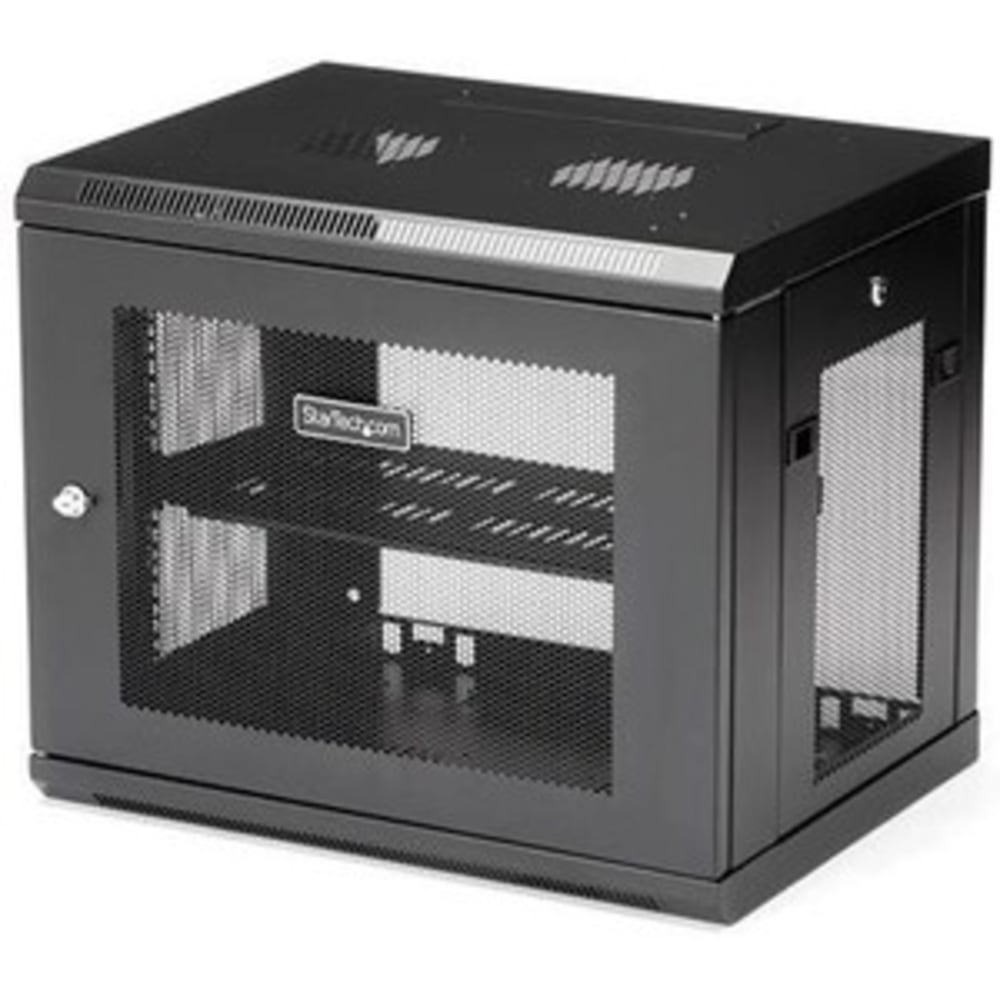 StarTech.com 9U Wallmount Server Rack Cabinet - Wallmount Network Cabinet - 14.6 in Deep MPN:RK9WALM