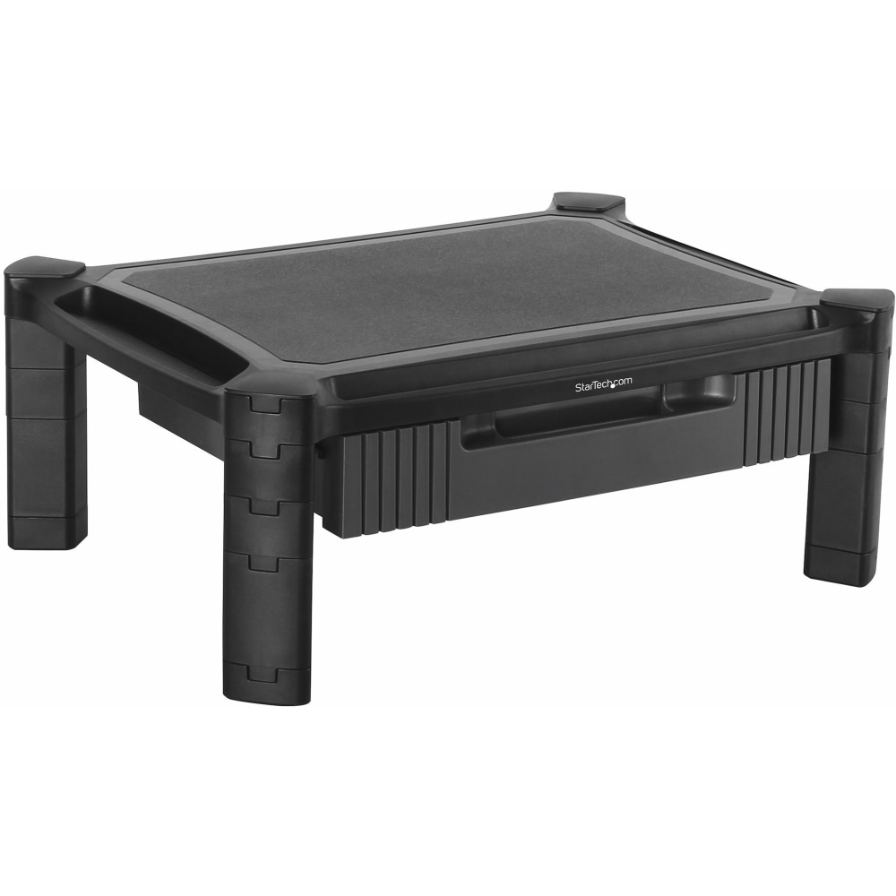 StarTech.com Adjustable Monitor Riser - Drawer - Monitors up to 32in- Adjustable Height - Monitor Stand - Computer Monitor Riser MPN:MONSTADJD