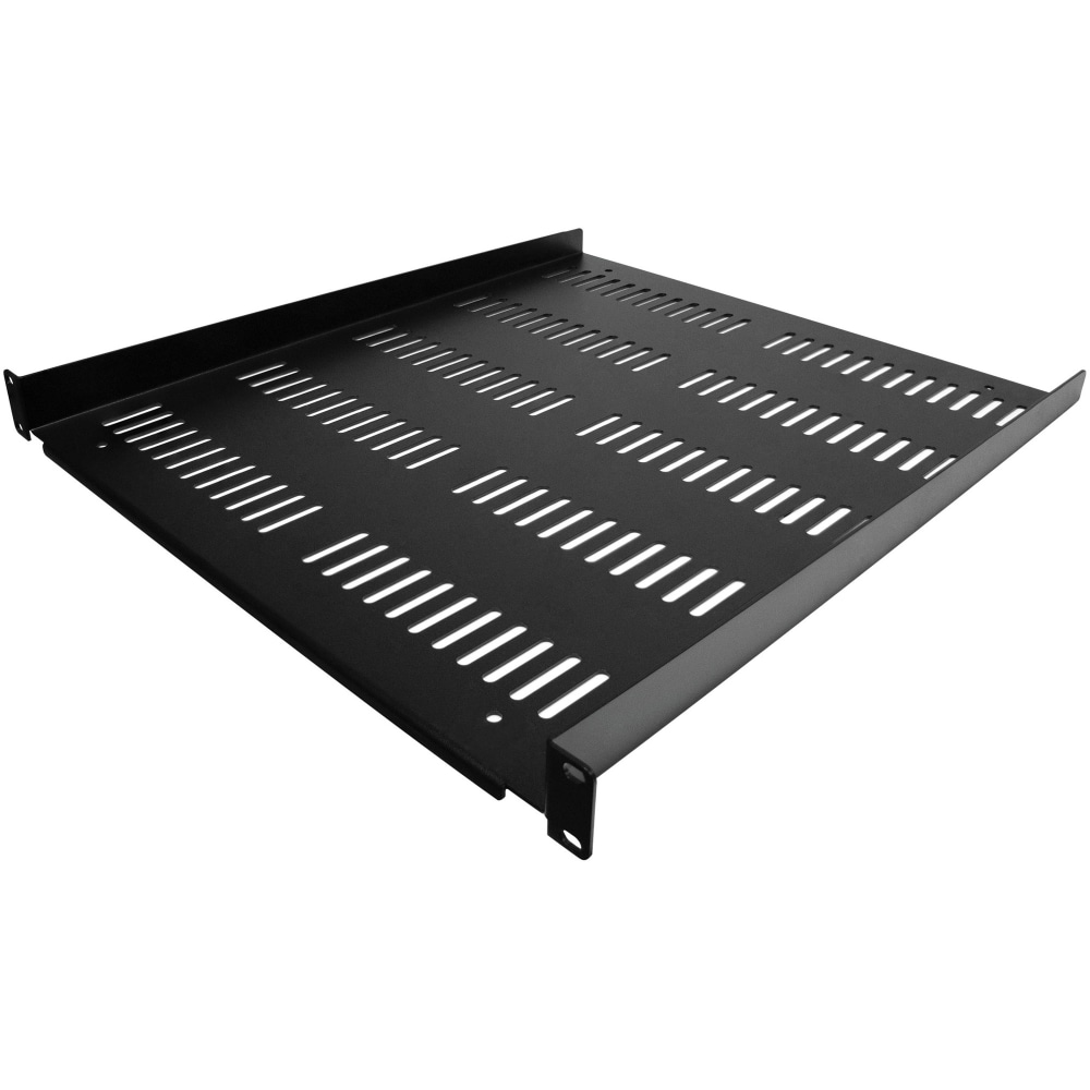 StarTech.com 1U Vented Server Rack Cabinet Shelf - Fixed 20in Deep Cantilever Rackmount Tray for 19in Data/AV/Network Enclosure w/Cage Nuts MPN:SHELF-1U-20-FIXED-V