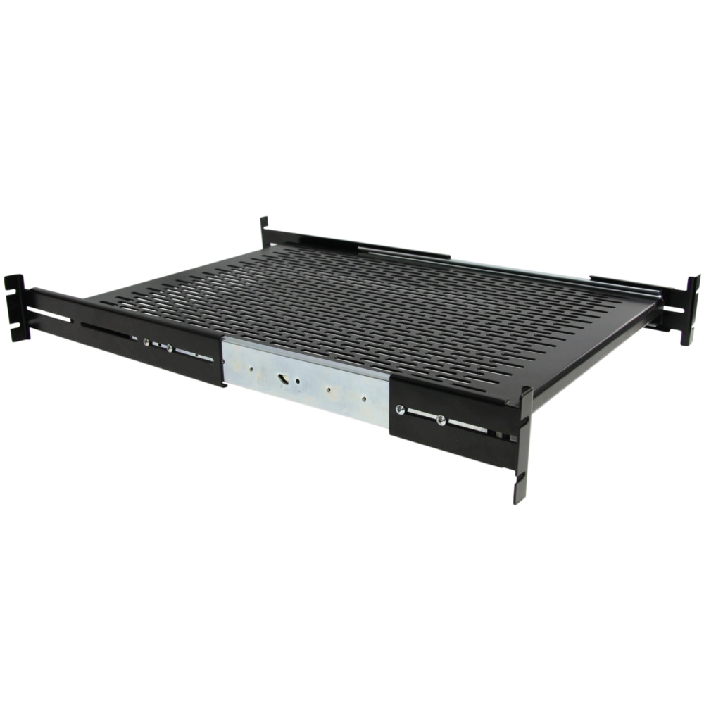 StarTech.com 2U Vented Sliding Rack Mount Shelf MPN:UNISLDSHF19