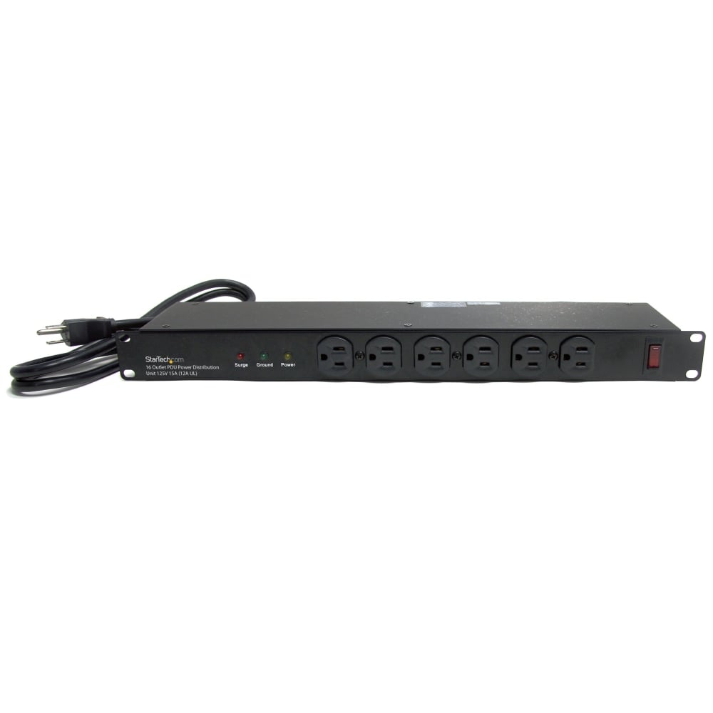 StarTech.com Rackmount 16 Outlet PDU Power Distribution Unit MPN:RKPW161915