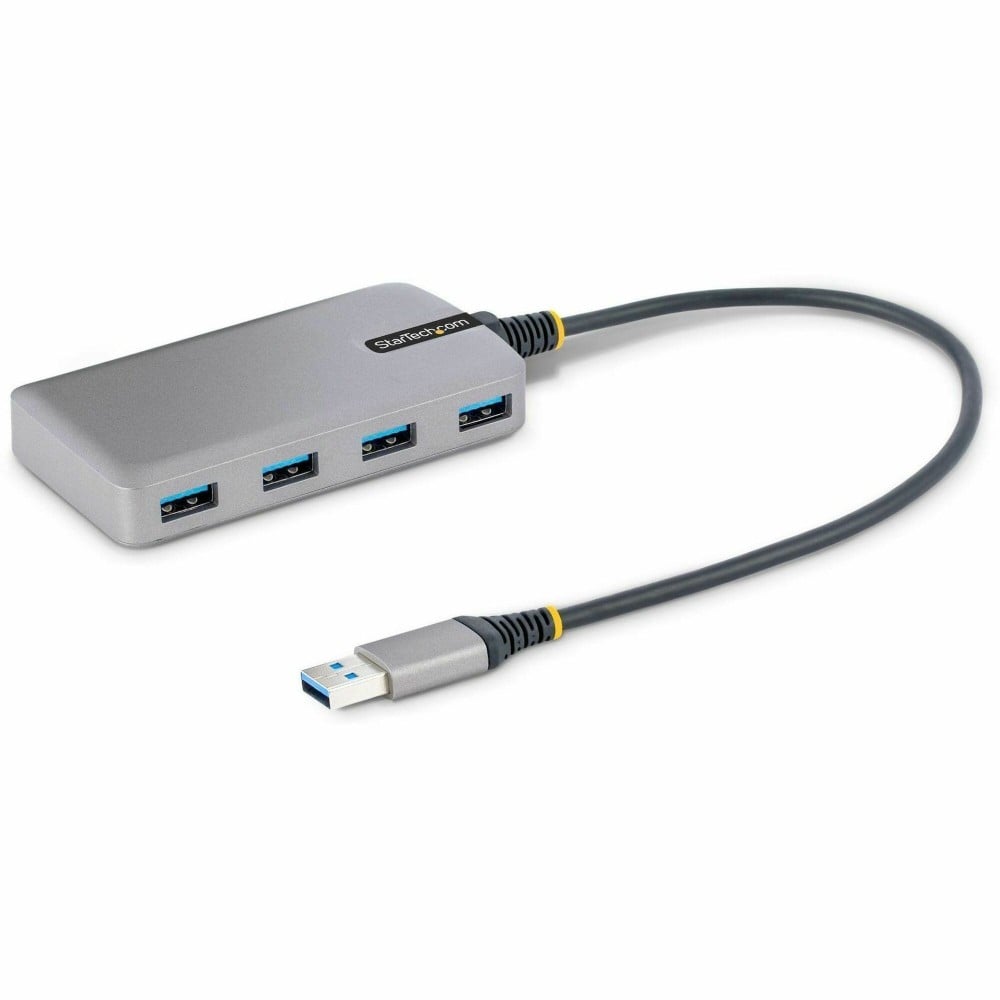 StarTech.com 4-Port USB Hub, USB 3.0 5Gbps, Bus Powered, USB-A to 4xA w/ Optional Auxiliary Power, Portable Laptop USB Hub, 1ft/30cm Cable MPN:5G4AB-USB-A-HUB
