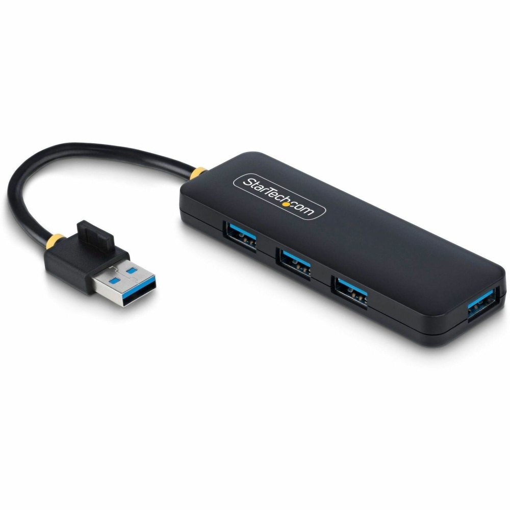 StarTech 4-Port USB-A Hub, 5Gbps, Bus Powered, Small Travel Mini USB Hub, Multi-Port USB 3.0 Splitter, Portable USB Hub MPN:H5A4A-USB-HUB
