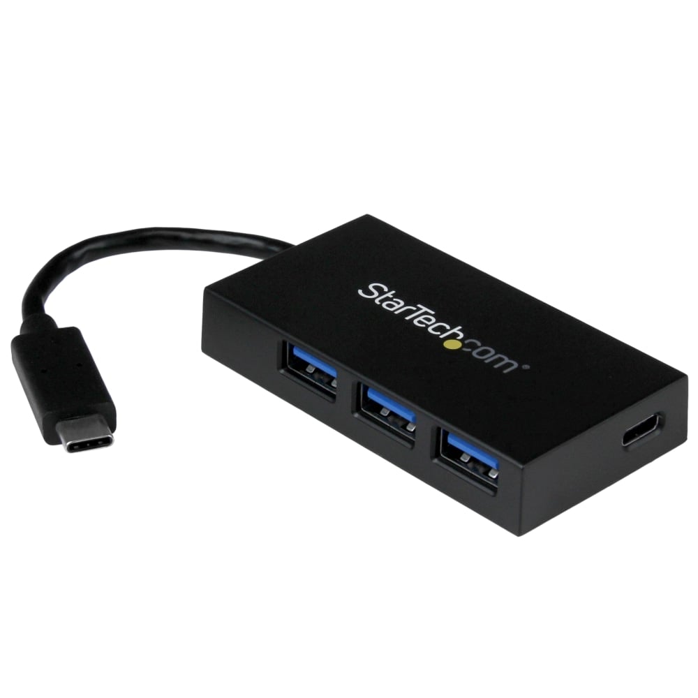 StarTech.com USB C Hub - 4 Port USB-C to USB-A (3x) and USB-C (1x) - Bus Powered USB Hub - USB Type C Hub - Port Expander MPN:HB30C3A1CFB