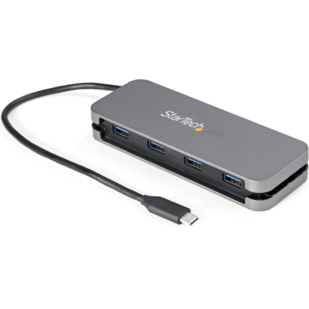 StarTech.com 4 Port USB C Hub - 4x USB-A - 5Gbps USB 3.0 Type-C Hub (USB 3.2/3.1 Gen 1) - Bus Powered MPN:HB30CM4AB