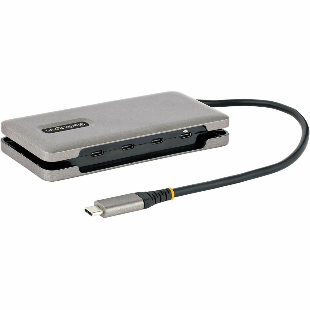 StarTech.com 4-Port USB-C Hub, USB 3.1 10Gbps, 100W Power Delivery Pass-Through, 9.8in (25cm) Cable, Portable USB Expansion Hub MPN:HB31CM4CPD3
