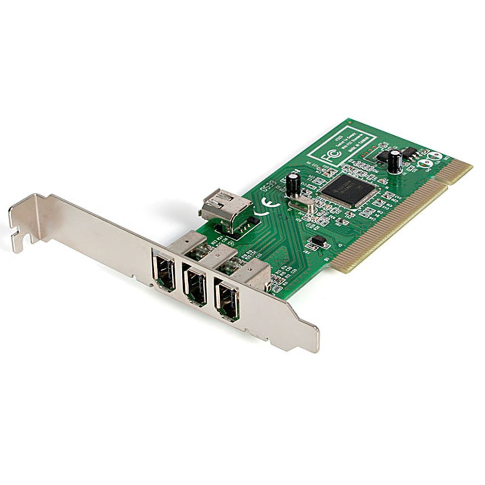 StarTech.com 4 port PCI 1394a FireWire Adapter Card - 3 External 1 Internal FireWire PCI Card - PCI1394MP MPN:PCI1394MP