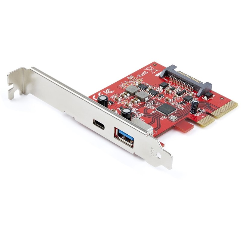 StarTech.com 2-Port 10Gbps USB-A & USB-C PCIe Card Adapter - USB 3.1 Gen 2 PCI Express Expansion Ad - PEXUSB311AC3 MPN:PEXUSB311AC3