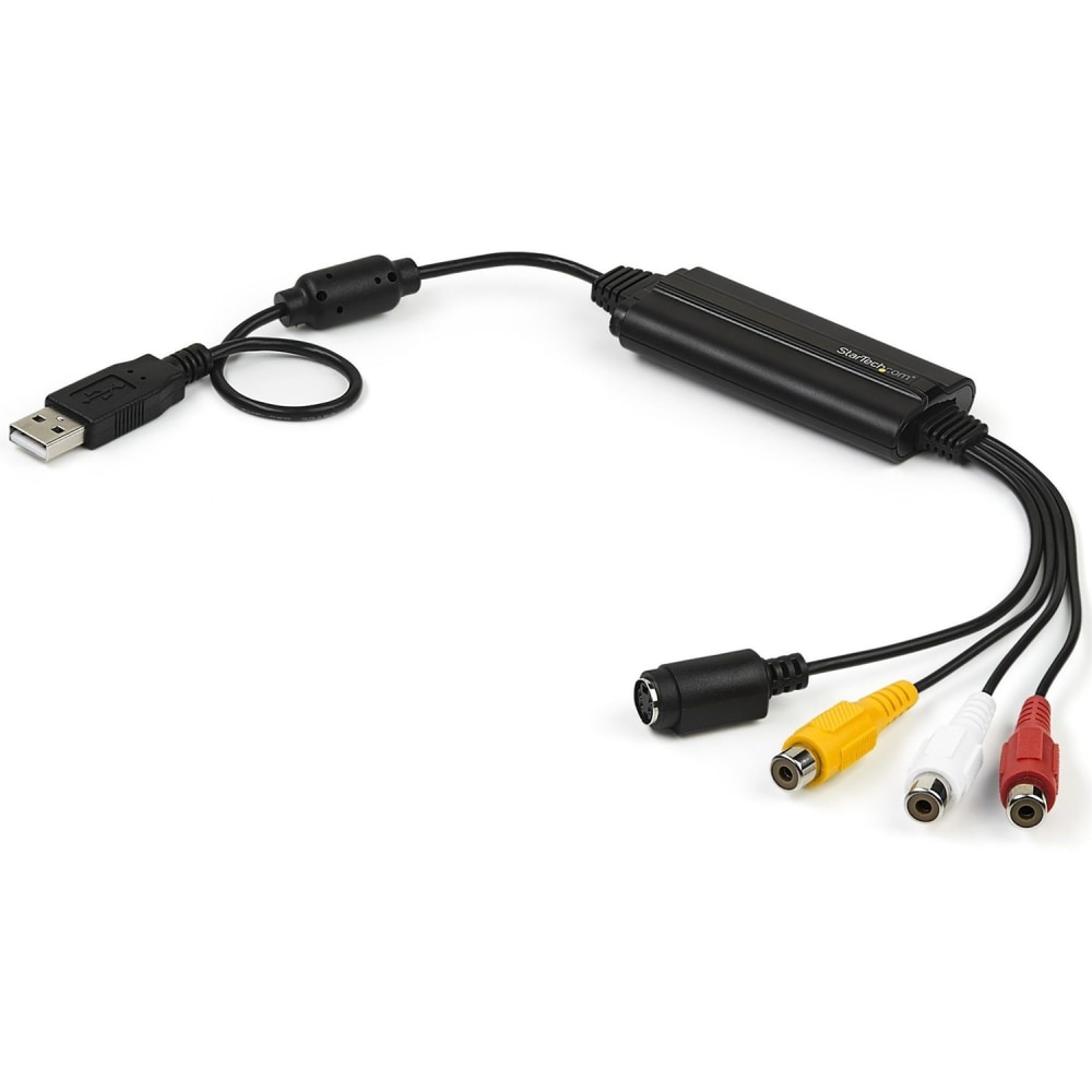 StarTech.com USB Video Capture Adapter Cable - S-Video/Composite to USB 2.0 - TWAIN Support - Analog to Digital Converter - Windows Only MPN:SVID2USB232
