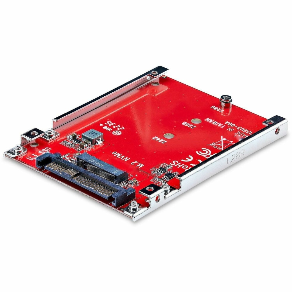StarTech.com M.2 to U.3 Adapter, For M.2 NVMe SSDs, PCIe M.2 Drive to 2.5inch U.3 (SFF-TA-1001) Host Adapter/Converter, TAA Compliant MPN:1M25-U3-M2-ADAPTER