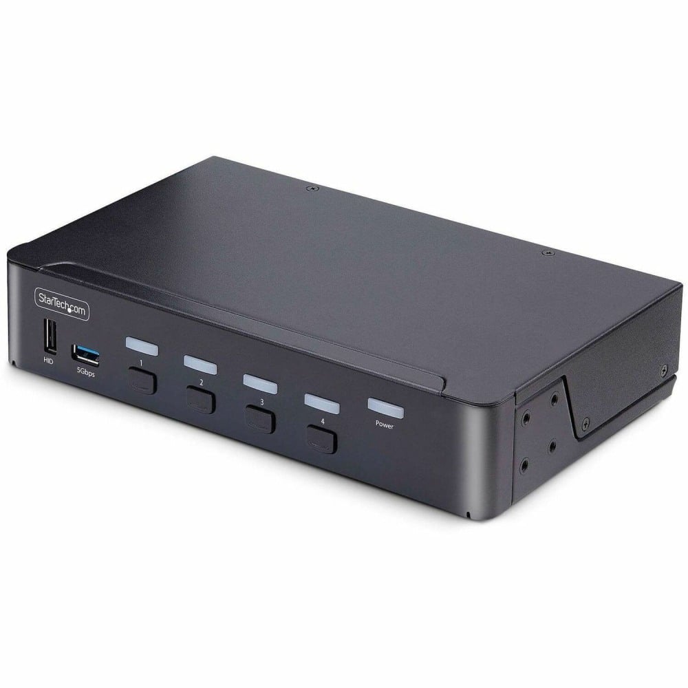 StarTech.com 4-Port DisplayPort 1.4 KVM Switch, 8K 60Hz / 4K 144Hz, 2x USB 3.0 Ports, 4x USB 2.0 Ports, Hotkey Switching, TAA Compliant MPN:D86A2-4-PORT-8K-KVM