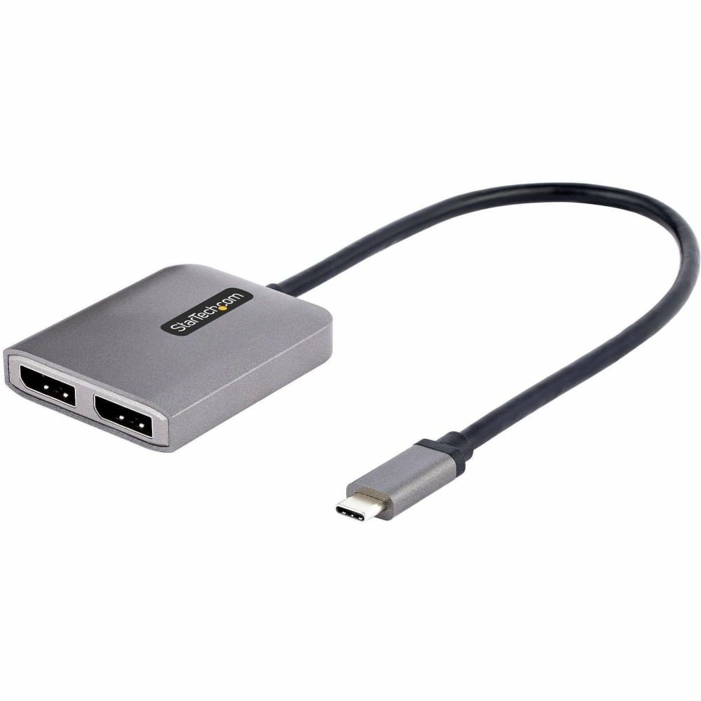 StarTech.com USB-C to Dual DisplayPort 1.4 Adapter, USB Type-C Multi-Monitor MST Hub, Dual 5K 60Hz DP Display Extender / Splitter, Windows MPN:MST14CD122DP