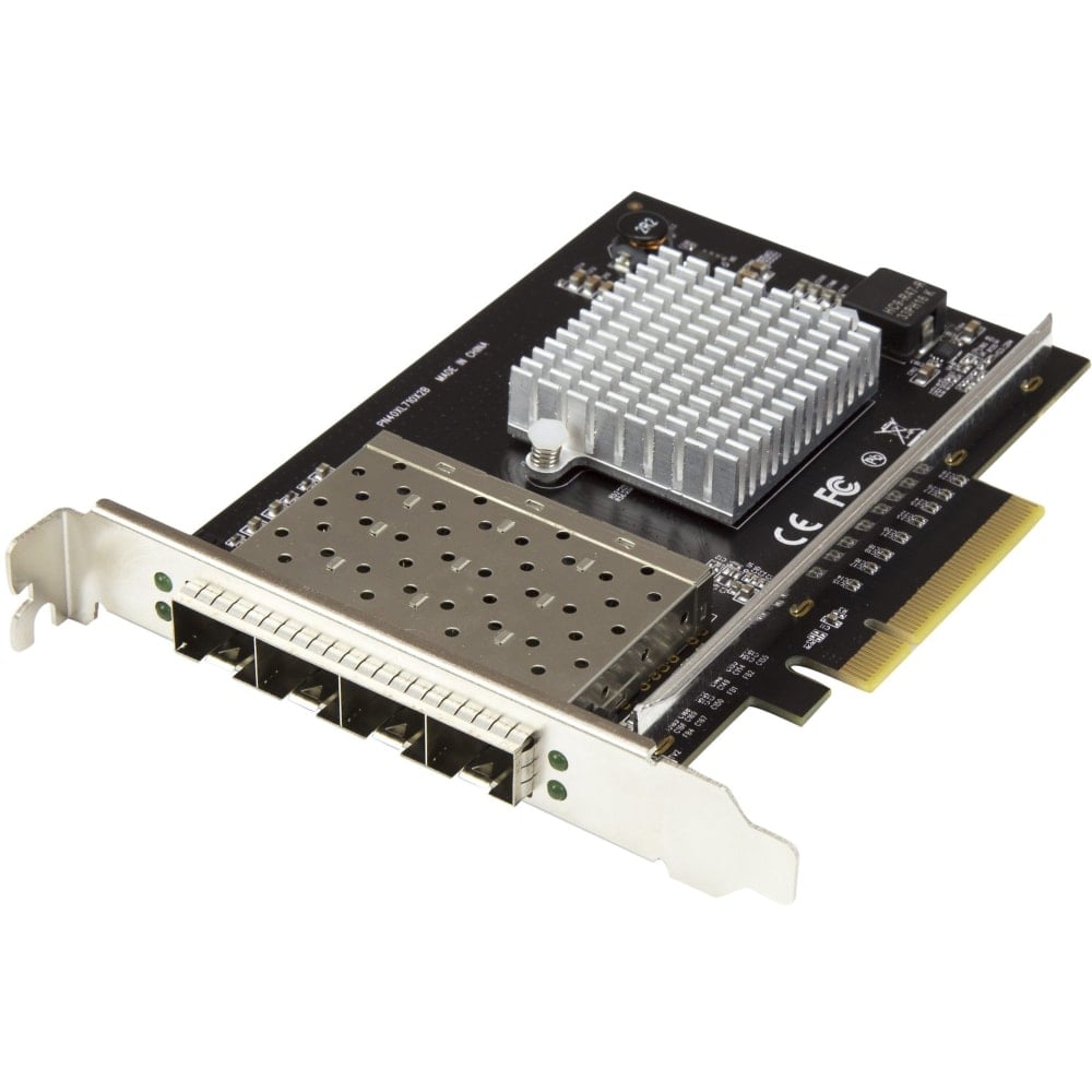 StarTech.com Quad Port SFP+ Server PCIe Network Card MPN:PEX10GSFP4I