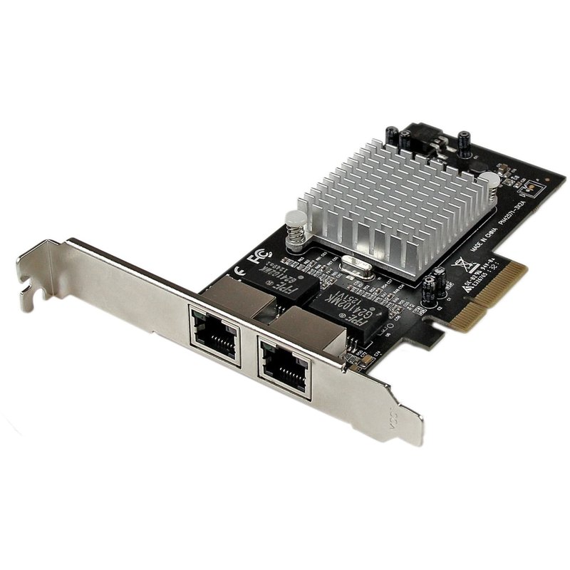 StarTech.com Dual Port PCI Express Gigabit Ethernet Server Adapter Network Card MPN:ST2000SPEXI